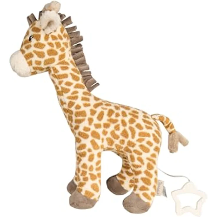Sterntaler® Spieluhr Giraffe Kaya L, Kuscheltier aus weichem Plüsch mit Bahm's Wiegenlied und Sicherheitsreißverschluss – Bild 5