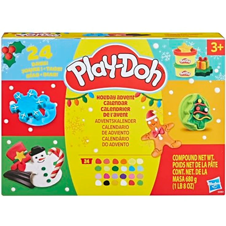Play-Doh Holiday Advent Calendar 2026, Adventskalender mit 24 kreativen Überraschungen, inklusive Modelliermasse und Spielmatte – Bild 5