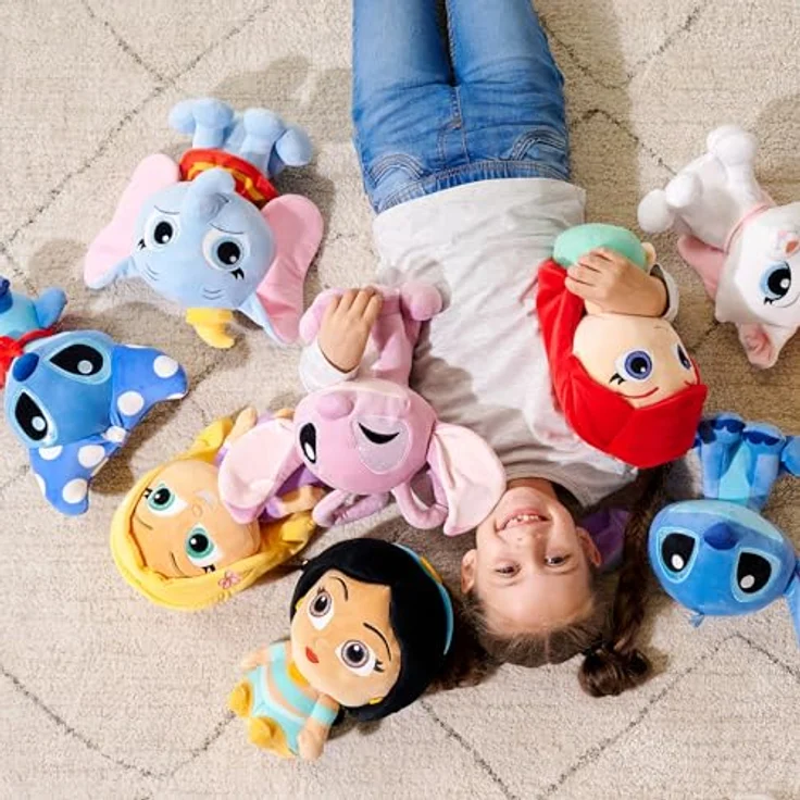 Simba Disney Doorables Dumbo, 25 cm Plüschfigur, kuschelig weich und vielseitig einsetzbar, geeignet für Kinder ab den ersten Lebensmonaten – Bild 5