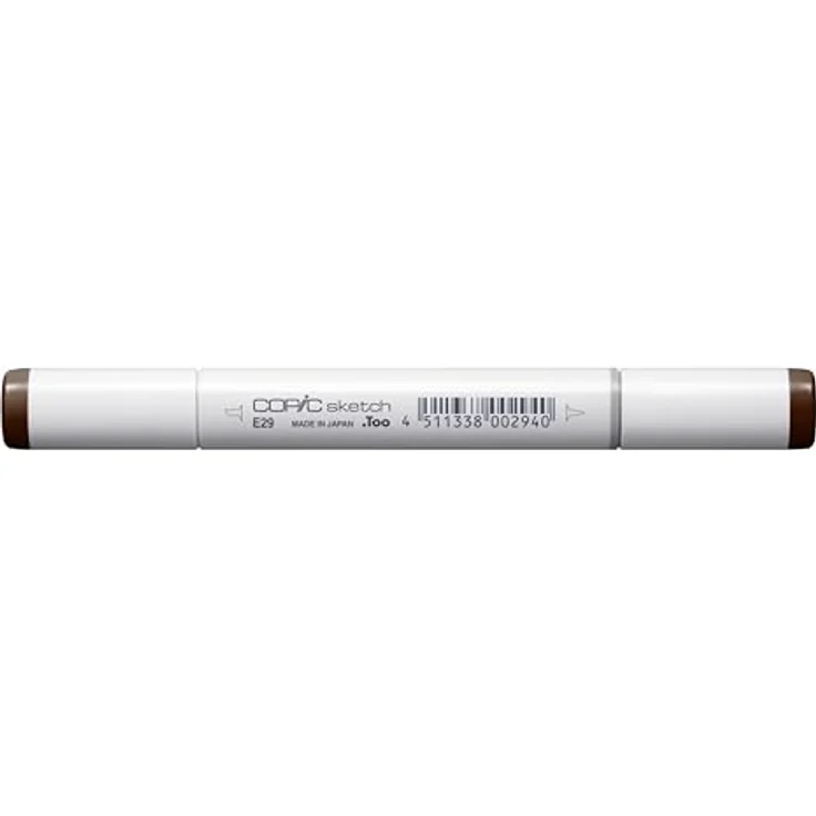 Copic COPIC Sketch Marker Typ E - 29, Burnt Umber, professioneller Pinselmarker mit Super-Brush-Spitze und Medium-Broad-Spitze – Bild 3
