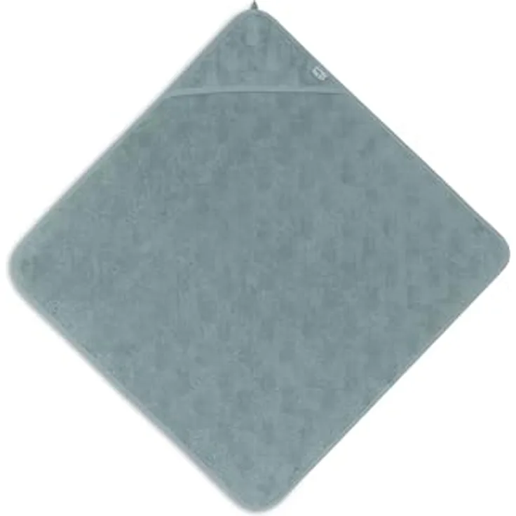 Jollein Kapuzenhandtuch Baby - Frottee, Miffy Jacquard Sea Green - 100% Baumwolle - 75x75cm - OEKO-TEX-Zertifziert - Babyhandtuch mit Kapuze