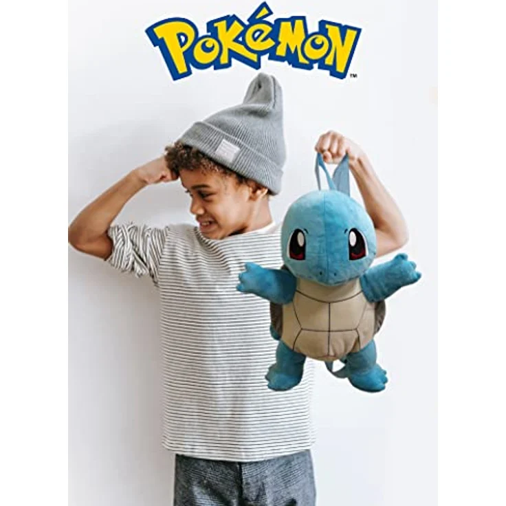 CYPBRANDS PoKéMoN MC-112-PK Pokemon Squirtle Plush Rucksack, 35 cm, Ø 230 mm – Bild 5