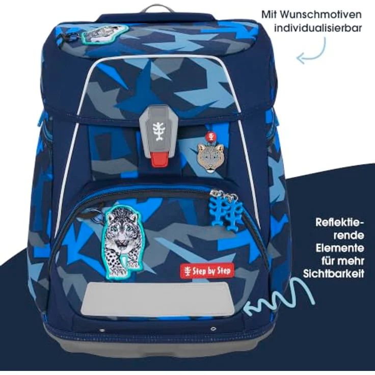 Step by Step Schulranzen SPACE, Mehrfarbiges Schulranzen-Set mit optimalem Stauraum – Bild 7