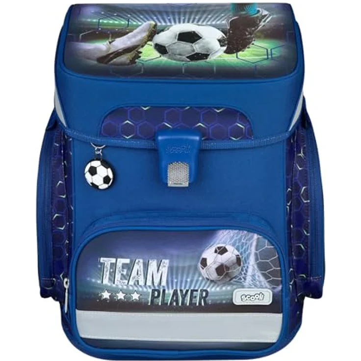 UNDERCOVER Scooli EasyFit Schulranzen Team Player, 5-teilig für optimale Gewichtsverteilung und ergonomischen Tragekomfort – Bild 2