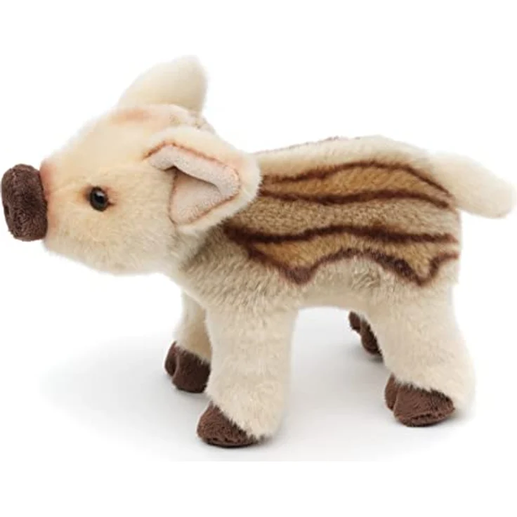 Uni-Toys - Frischling, stehend - 21 cm (Länge) - Plüsch-Schwein, Wildschwein - Plüschtier, Kuscheltier – Bild 2