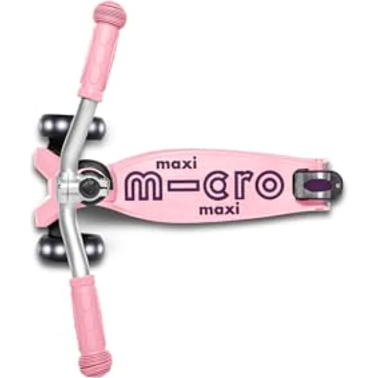 MICRO Maxi micro™ Deluxe Pro LED | Das ORIGINAL | Kinder Roller ab 5 Jahren | Premium Kinderroller von 5-7 Jahre | Höhenverstellbarer Lenker | Kickboard Scooter | 5 6 7 Jahre (Rose) – Bild 3