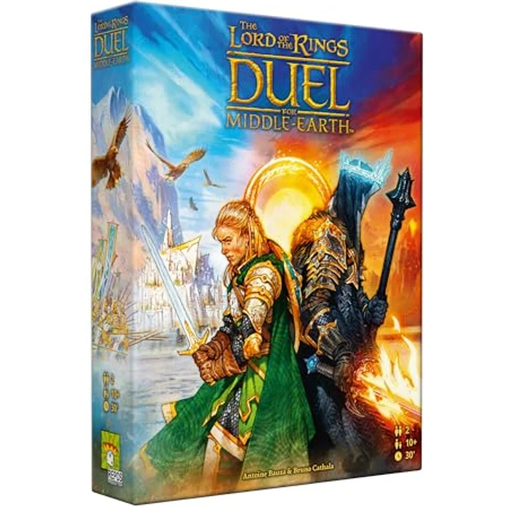 Asmodee Repos Production Der Herr der Ringe: Duell für Mittelerde, Brettspiel für 2 Spieler, ab 10 Jahren, 30 Minuten Spieldauer, strategisches Duell – Bild 1