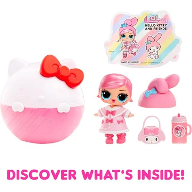 L.O.L. SURPRISE! Anziehpuppe L.O.L. Surprise Loves Hello Kitty & Friends Tots Core Characters, sortierte Lieferung – Bild 2