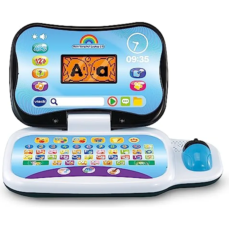 VTech Mein Vorschul-Laptop 2.0 – Lerncomputer zum Entdecken von Zahlen, Formen, Logik u. v. m. – Für Kinder von 3-6 Jahren