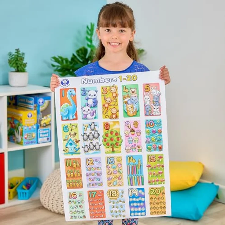 Orchard Giant Number Puzzle, Zahlenpuzzle 1-20 mit großen, robusten Teilen und Lernleitfaden für Kinder ab 3 Jahren – Bild 7