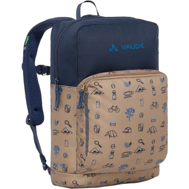Vaude Minnie 10, Kinderrucksack aus 100% Polyester, 34 cm, braun, 23 x 16 cm – Bild 1