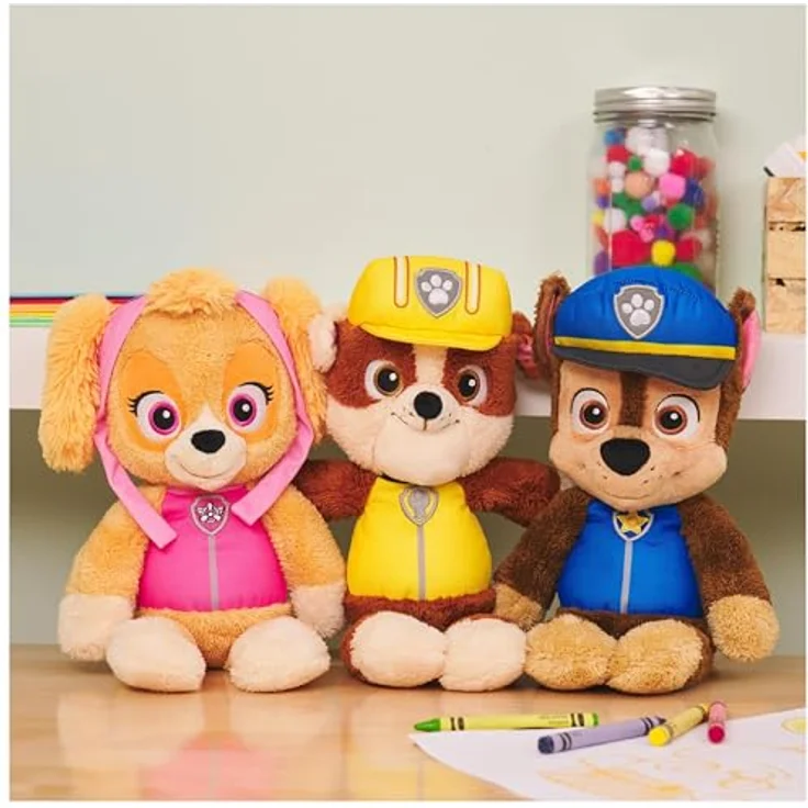 GUND PAW Patrol Schlenkerplüsch Marshall, 30 cm - hochwertiges Plüschtier aus weichem Velours-Frottee mit gestickten Augen, original im Look der TV-Serie, für Kinder ab 1 Jahr – Bild 5