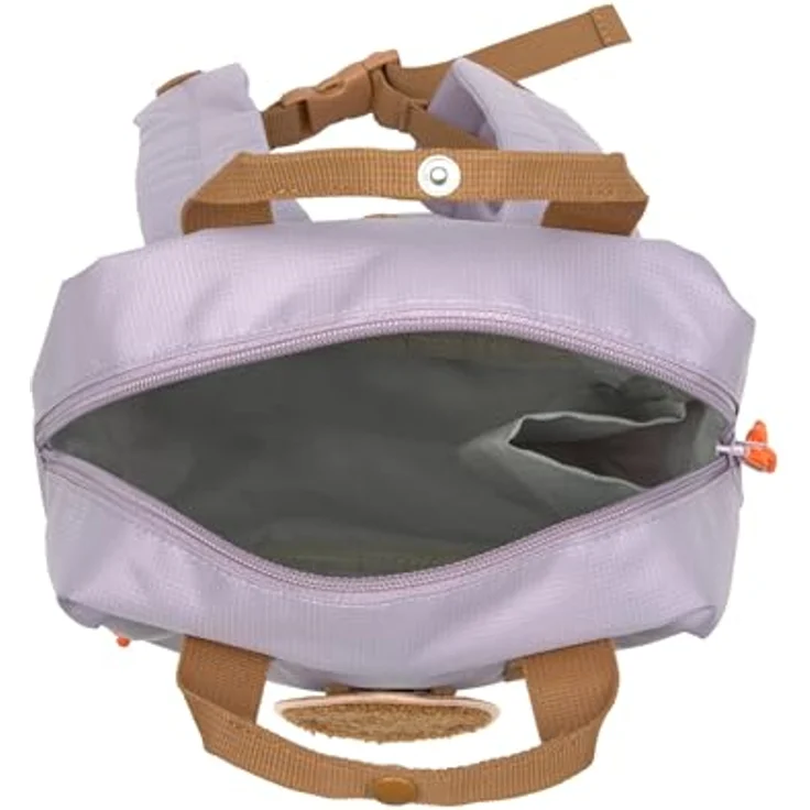 LÄSSIG Kinderrucksack Mini Square Backpack Lilac, 27 cm, 7 Liter, ab 3 Jahre, wasserabweisend, mit individuell anpassbaren Schultergurten – Bild 4