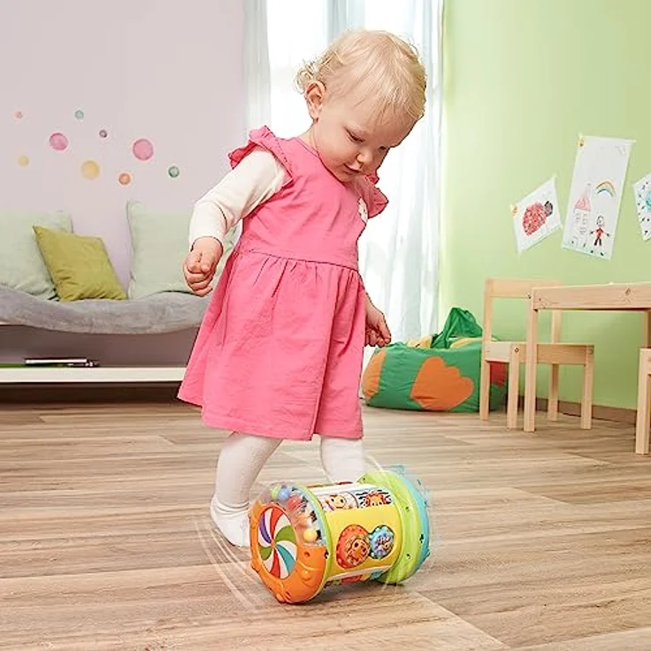 VTech Baby 3-in-1 Rollende Entdecker-Trommel – Interaktives Babyspielzeug mit Musik – Für Kinder von 9-36 Monaten, bunt – Bild 4