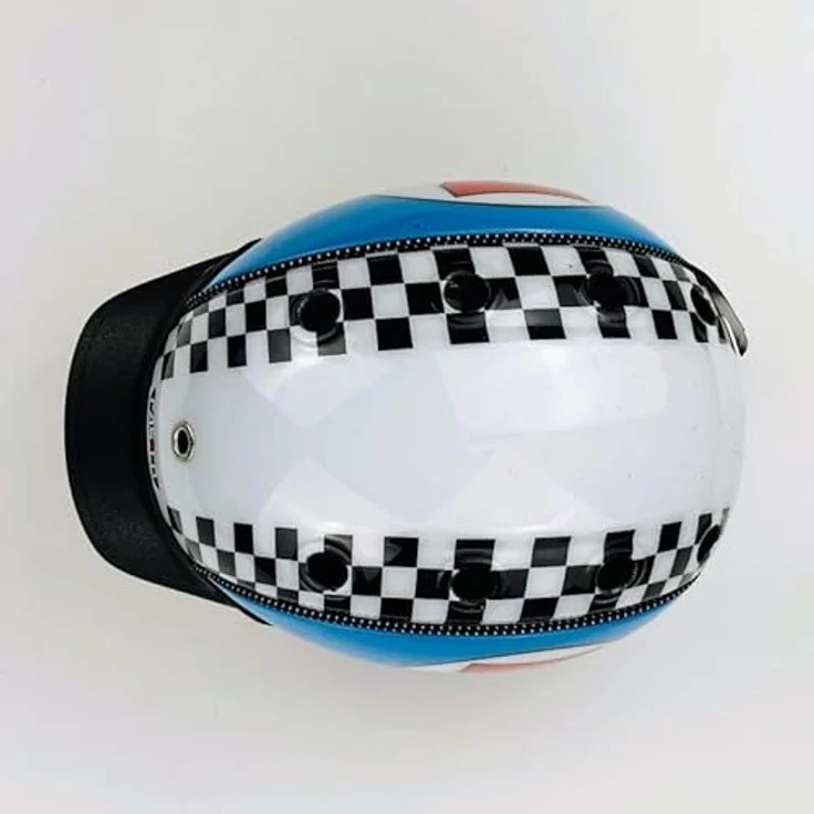 Casco Mini 2 Lucky 7 in blau Größe XS - Kinderfahrradhelm 46-52 cm – Bild 4