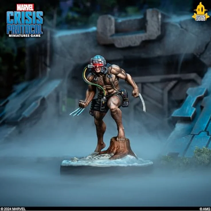 Atomic Mass Games AMGD2120 - Marvel Crisis Protocol - Weapon X Maverick, Character Pack mit Wolverine und Maverick, für strategisches Miniaturenspiel – Bild 6