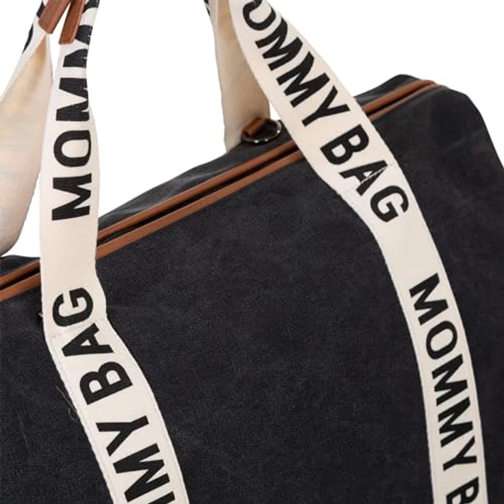 Childhome - Mommy Bag - Verzorgingstas - Signature - Canvas - Black – Bild 5
