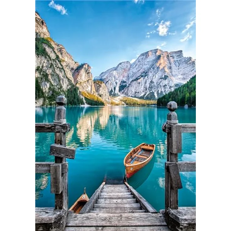 Clementoni 500 EL. Compact Braies Lake Puzzle, 500 Teile für Familien, hochwertiger Druck und nachhaltige Verpackung – Bild 2