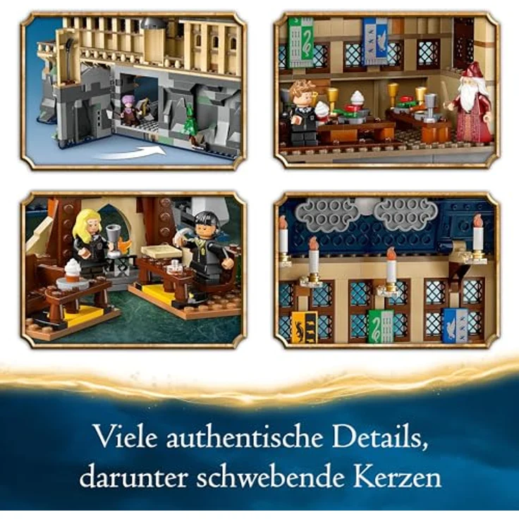 LEGO Harry Potter Schloss Hogwarts: Die Große Halle, Zauberer-Spielzeug zum Sammeln, mit 11 Minifiguren inklusive Hermine Granger, magisches Geschenk für Jungen und Mädchen, 76435 – Bild 4