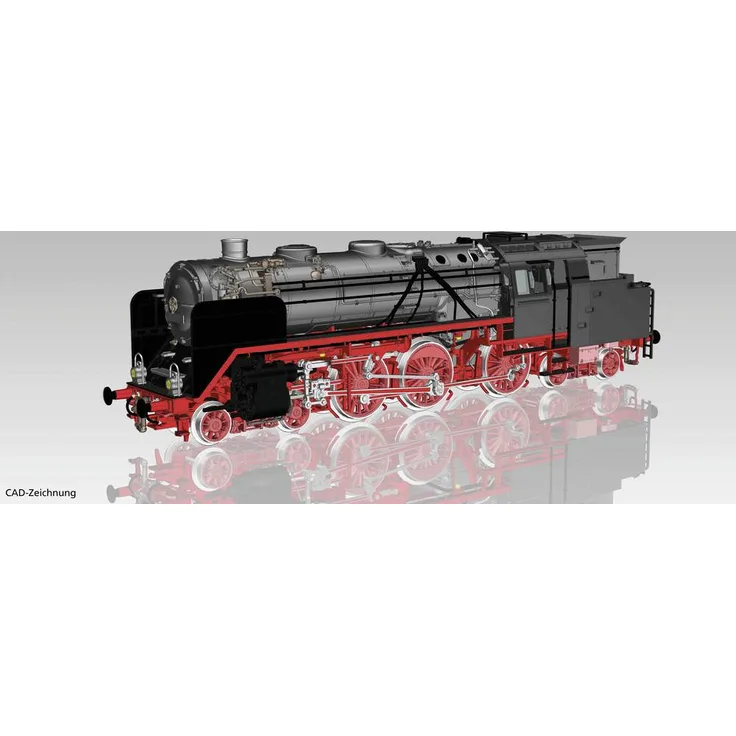 Piko TT Dampflok BR 62 der DR, Modell mit PSD XP Sound-Decoder und vorbildgerechten Beleuchtungsfunktionen