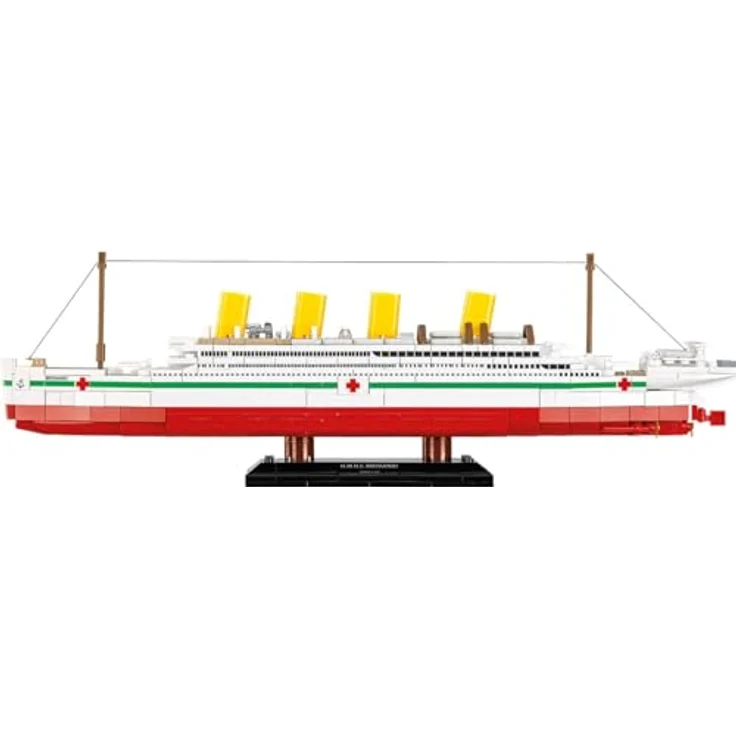 Cobi HC H.M.H.S. Britannic, Klemmbausteinmodell im Maßstab 1:700, 636 Teile mit detailliertem Präsentationsständer – Bild 6