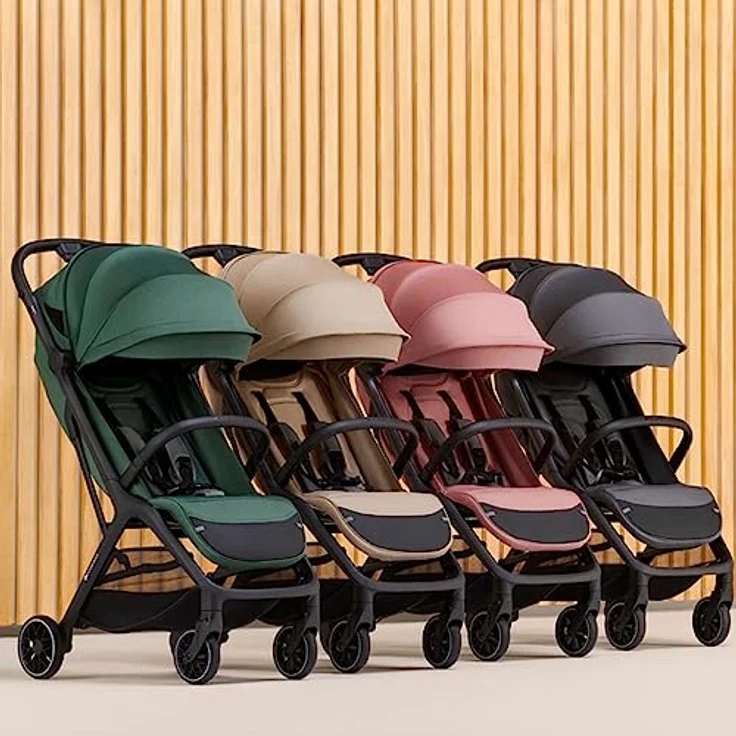 Kinderkraft Kinderwagen Sportwagen Buggy NUBI 2 Cloudy Grey – Bild 7