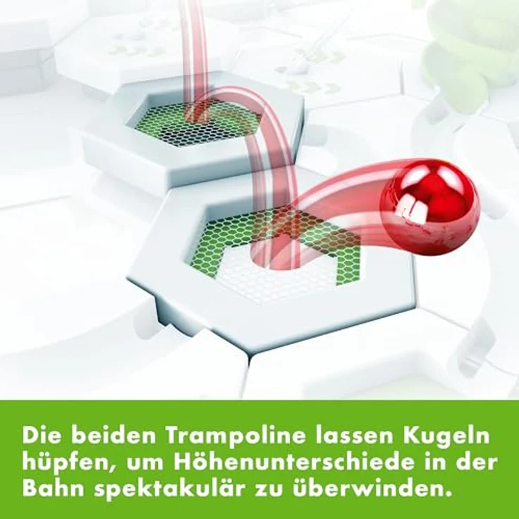 Ravensburger GraviTrax Element Trampolin - Zubehör für das Kugelbahnsystem. Kombinierbar mit allen GraviTrax Produktlinien, Starter-Sets, Extensions und Elements, Konstruktionsspielzeug ab 8 Jahren – Bild 3