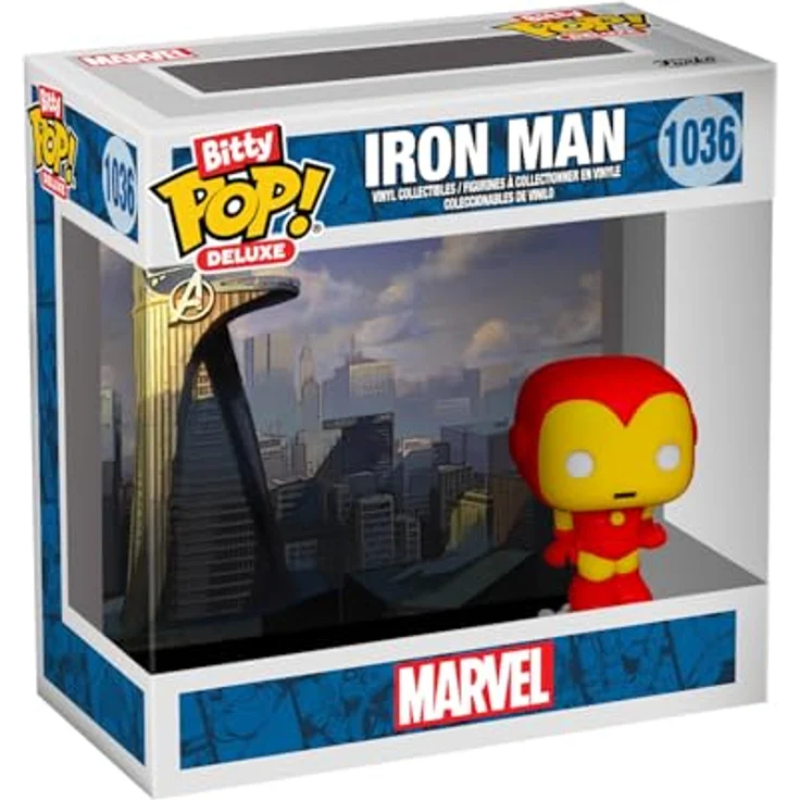Funko Bitty POP! Deluxe: Iron Man (AvengerTower), Sammelfigur aus Vinyl, Modellnummer 81301 – Bild 1