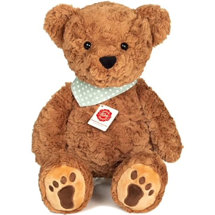 Teddy Hermann 91332 Teddy braun 45 cm, Plüschtier, weich und pflegeleicht, geprüft für Kinder ab 0 Monaten – Bild 1
