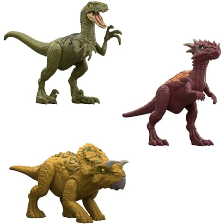 Mattel Jurassic World Dino Reveal, Sammelfigur mit Farbwechsel-Effekt, 1 Stück – Bild 3