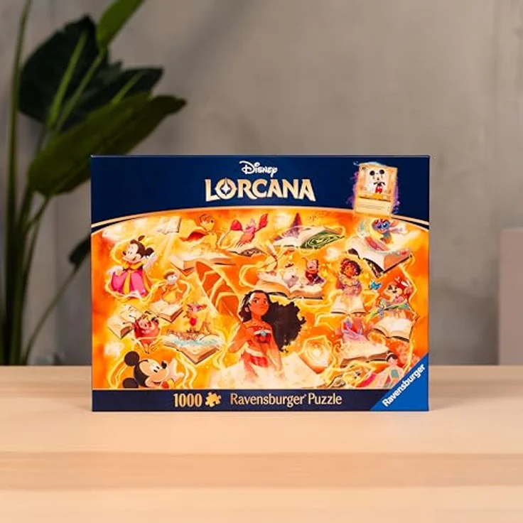 Ravensburger Erwachsenenpuzzle 1000 Teile - Disney Lorcana - Glimmers of The Realm: Amber, hochqualitative Puzzlestücke, 70 x 50 cm, ab 14 Jahren – Bild 4
