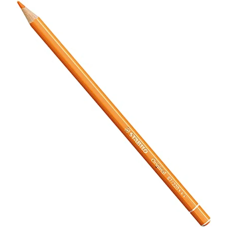 STABILO Buntstift STABILO Original, indischgelb dunkel, 2,5 mm, sechskantig, wasservermalbar, bruchsicher, hohe Lichtechtheit – Bild 1