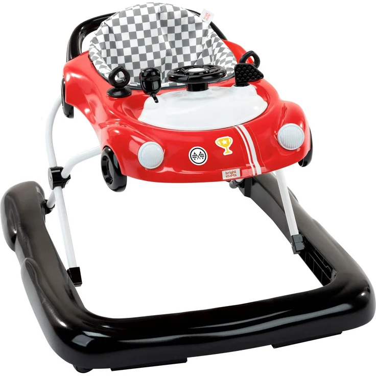 Bright Starts Lauflernhilfe Little Speedster™ 3-in-1 Car Walker – Rot Racer mit multisensorischem Spaß – Bild 1