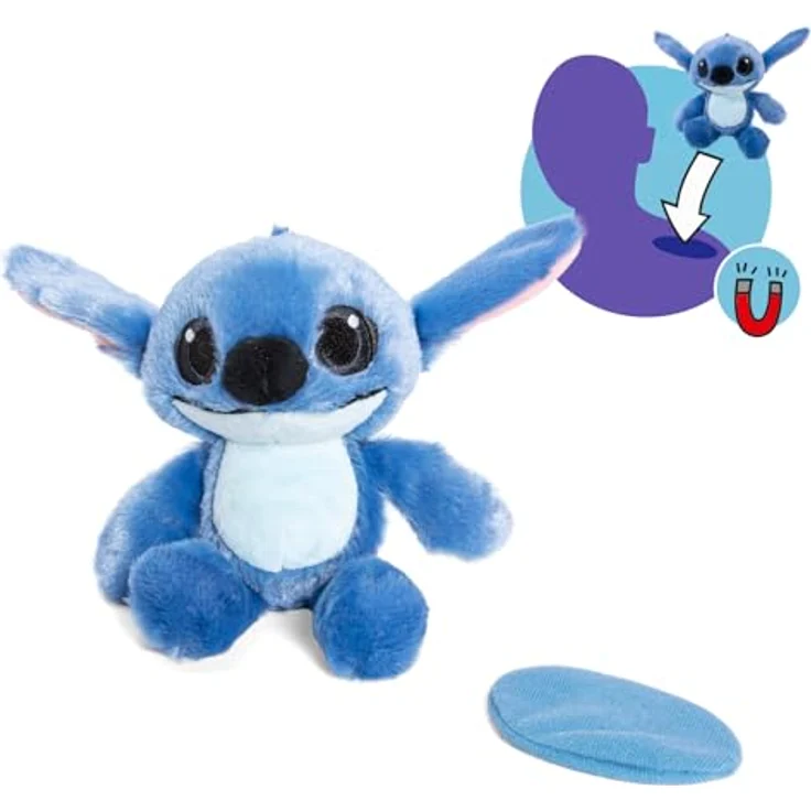 Simba Toys Disney Stitch The Movie Plüschtier Schulter, 12 cm, weiches Wohnaccessoire für Lilo und Stitch Fans – Bild 3