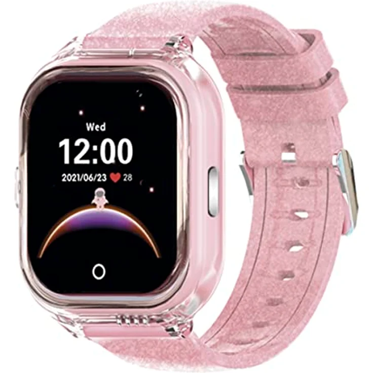 SaveFamily Enjoy Smartwatch für Kinder, Rosa, mit 7 Spielen, Videoanruf, GPS, Kamera, SOS und wasserdicht – Bild 1