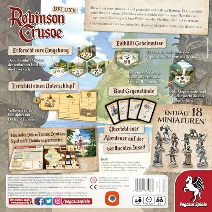 Pegasus Spiele 51941G Robinson Crusoe Deluxe Edition – Bild 3