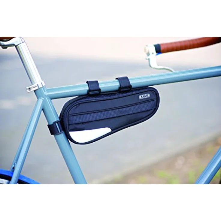 ABUS Fahrradtasche Oryde ST 2200 - Rahmentasche mit Klettbandverschluss - 255 mm x 50 mm - 1,2 Liter Fassungsvermögen, Schwarz – Bild 4