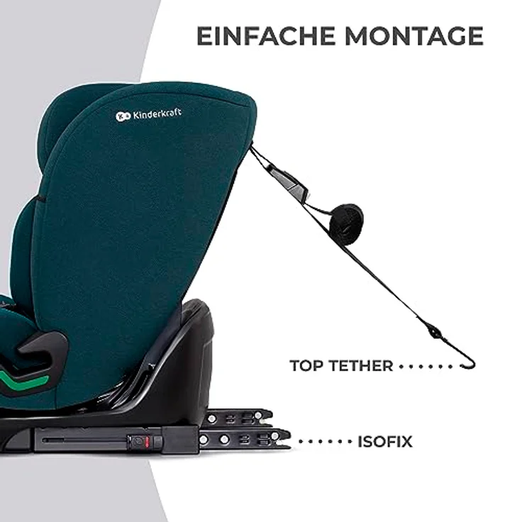 KinderKraft Oneto3, Kindersitz i-Size ECE R129, 76-150 cm, Side Protect und H-Guard System, komfortabler Sitz – Bild 7
