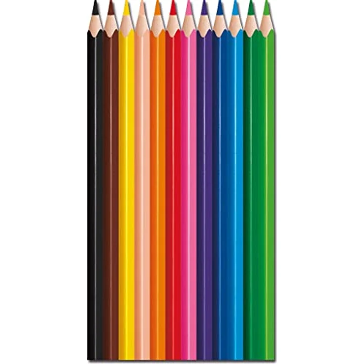Maped - ergonomische Drei-Kant-Buntstifte, Farbstifte COLOR'PEPS STRONG - besonders stabile Mine 3,2 mm - 12x Stifte – Bild 3
