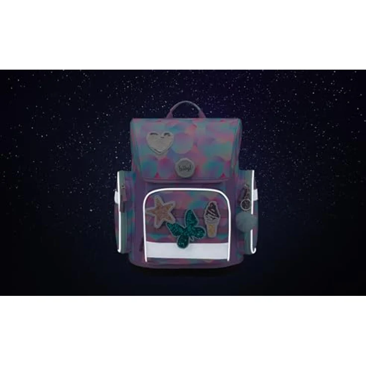 Baagl Schulranzen Mädchen Set 3-teilig Ergo Schultasche Grundschule - Candy, ergonomisch, verstellbares Ergo Adjustable System, Fidlock-Verschluss, wasserabweisend, 19 l Volumen – Bild 5