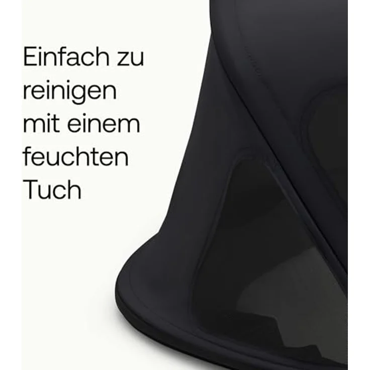 Bugaboo Fox, Cameleon 3, Lynx Sonnendach mit Lüftungsfenstern, ausziehbar für zusätzlichen und optimalen Sonnenschutz, wasserabweisend, Schwarz – Bild 6