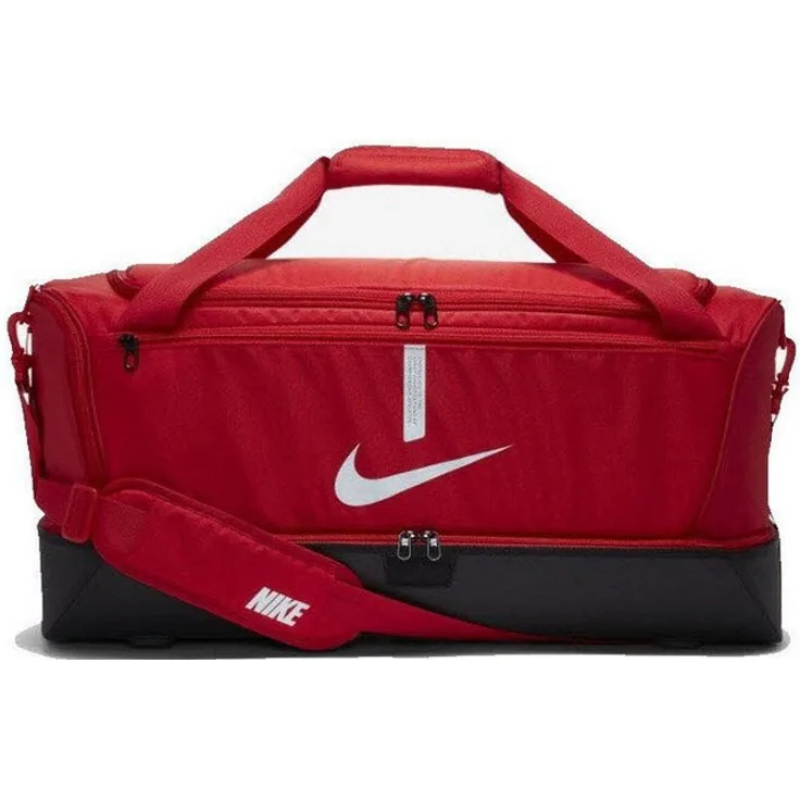 Nike Sporttasche Academy Team L HDCS, strapazierfähiges Design, geräumiges Hauptfach, harter Boden, 59l Volumen, 100% Polyester, schwarz