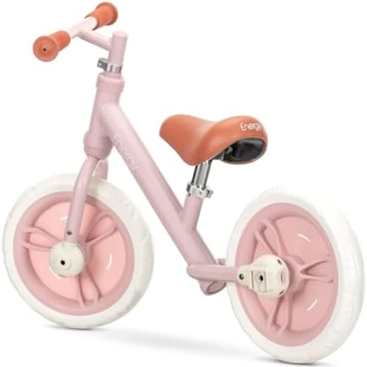 Lorelli Energy-Dreirad Balance-Fahrrad, 2-in-1 mit höhenverstellbarem Sitz, 11 Zoll EVA-Reifen, Rosa – Bild 4