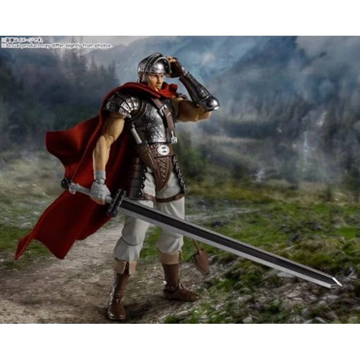 TAMASHII NATIONS Guts The Band of The Hawk Version Figur, 16 cm, S.H. Figuarts, Anime-Charakter aus Berserk – Bild 3