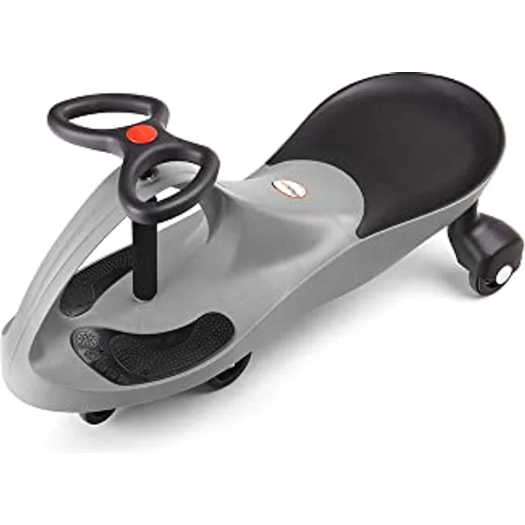 Bigjigs Loooauto Didicar, selbstbetriebenes Kinderfahrzeug, grau, bis 120 kg belastbar – Bild 2