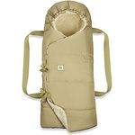 Hauck 3in1 Babytragetasche, Fußsack und Spieldecke Carry N Play, Babynest ab Geburt, Einfache und Sichere Befestigung am Buggy, Weiches Inlay, Waschbar (Teddy Fleece Green)