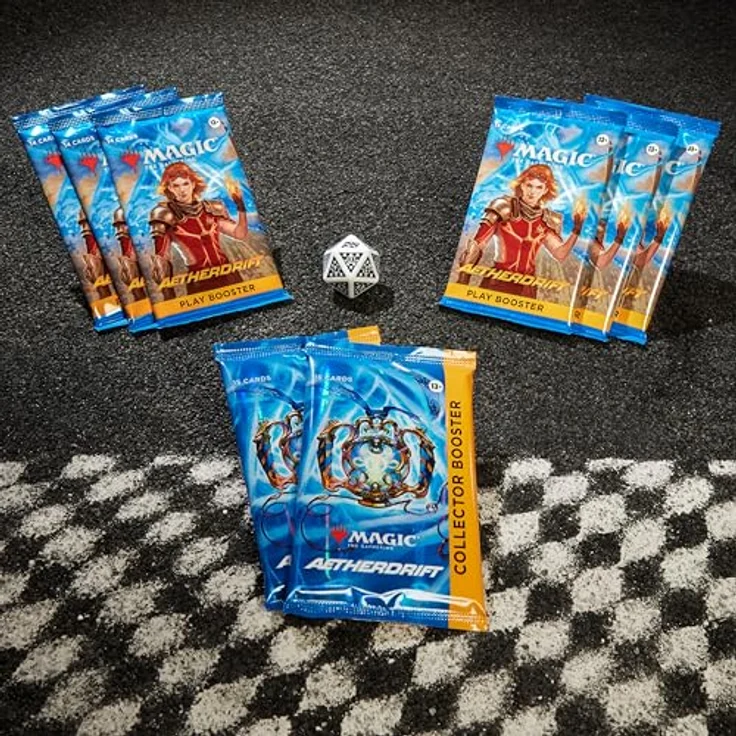 Wizards of the Coast Magic: The Gathering Aetherdrift Finish Line Bundle - Englisch, Bundle mit Erster-Platz-Box-Topper und Foilkarten – Bild 4