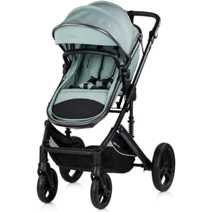 Chipolino Amore Kinderwagen 2 in 1, ab Geburt, verstellbar, mit Getränkehalter, Wickeltasche, Fußabdeckung und Korb, leichtes Design – Bild 3