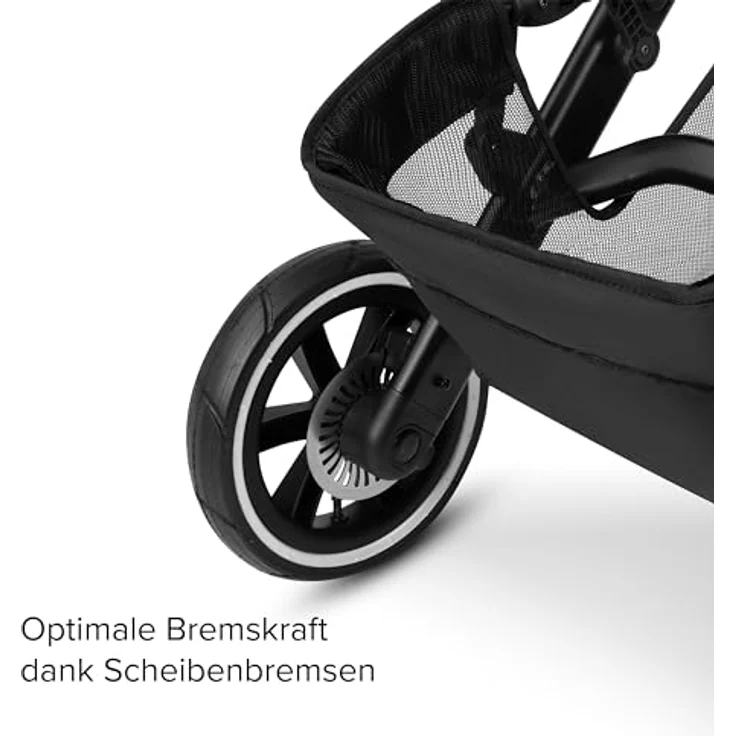 OTTO ABC Design Salsa Run Buggy Kollektion 2024, Jogger mit feststellbarem Vorderrad, 3 großen Lufträdern und UV-Schutz 50+, blau – Bild 4
