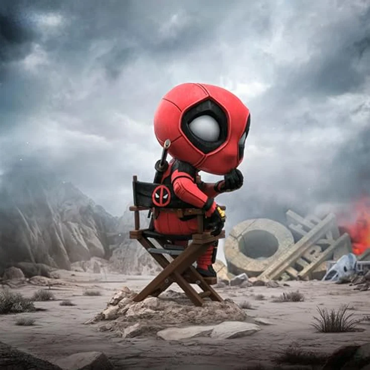 Iron Studios MiniCo Deadpool und Wolverine Statue, 13 cm - Offiziell lizenziertes Sammlerstück, handbemalt, perfektes Geschenk – Bild 2
